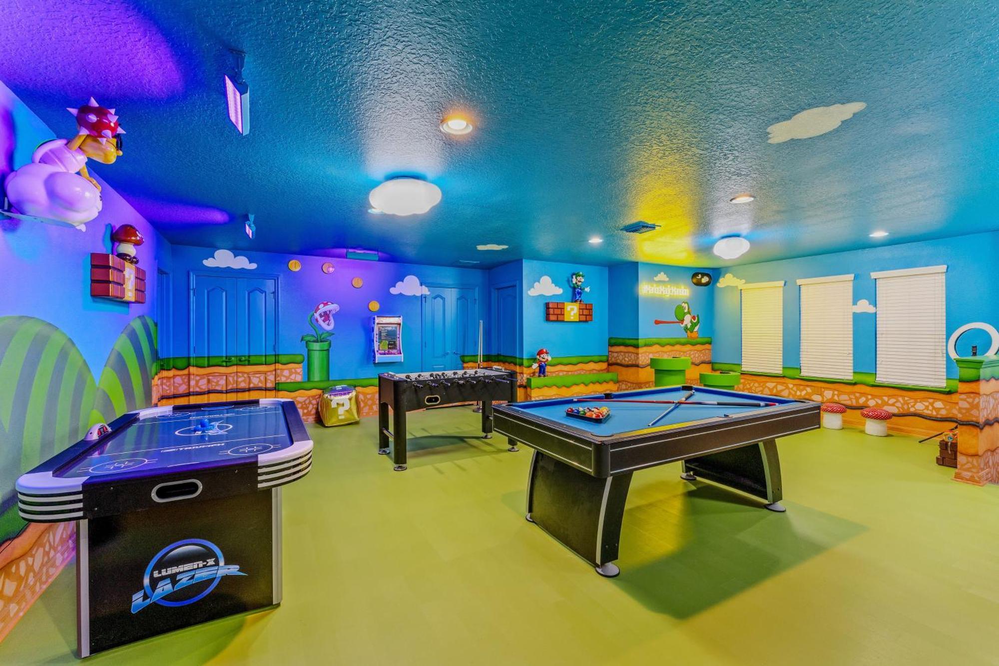 Вілла Mario'S Magic Mansion - Family Fun! Private Heated Pool & Spa 4 Miles To Disney! Кіссіммі Екстер'єр фото