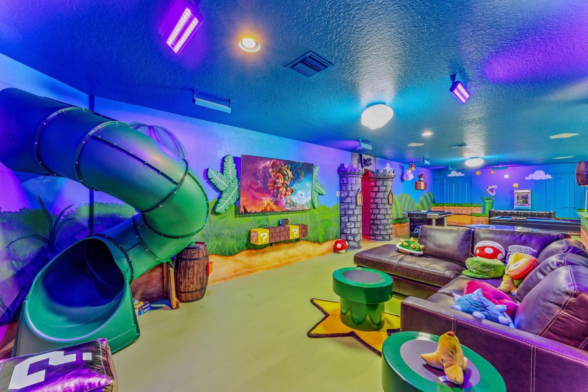 Вілла Mario'S Magic Mansion - Family Fun! Private Heated Pool & Spa 4 Miles To Disney! Кіссіммі Екстер'єр фото